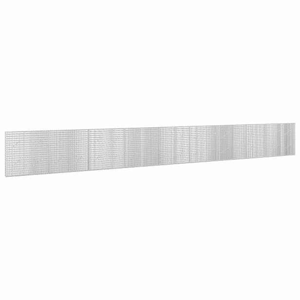 vidaXL Gabion s drátem 5 mm a síťkou 5x2,5 cm 900x10x100 cm