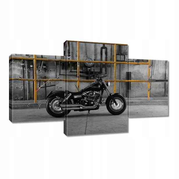 Nástěnné hodiny Harley Davidson 100x60