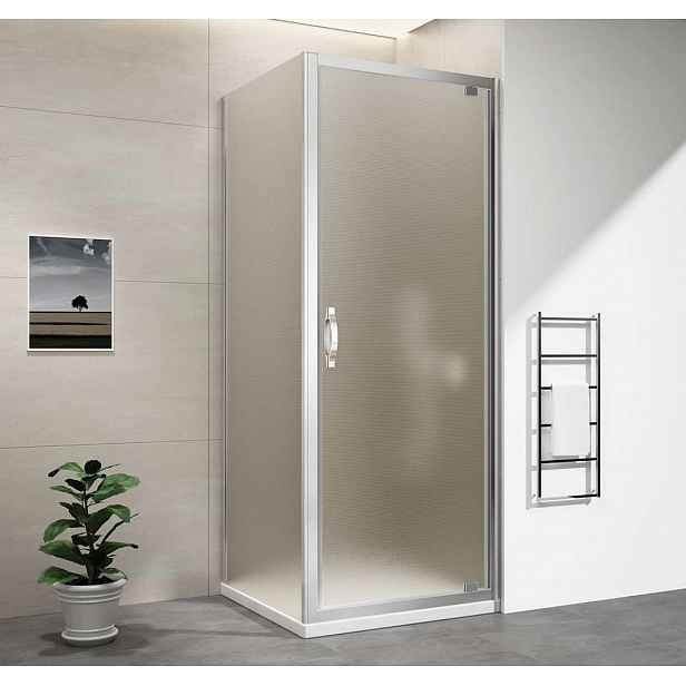 Gelco Sigma Simply - Sprchový kout pivot dveře 90x75 cm, L/P varianta, sklo Brick/chrom GS3899GS4375