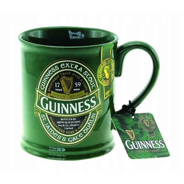 Guinness Irsko keramický zelený hrnek 30cl A10