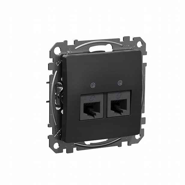 Počítačová zásuvka 2xRJ45 SDD114462 Schneider