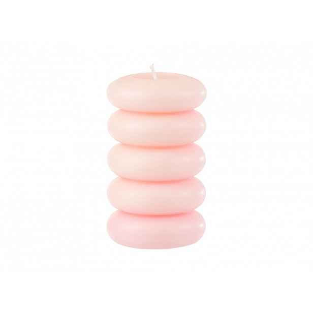 Sloupová svíčka MACARON 11,5 cm růžová