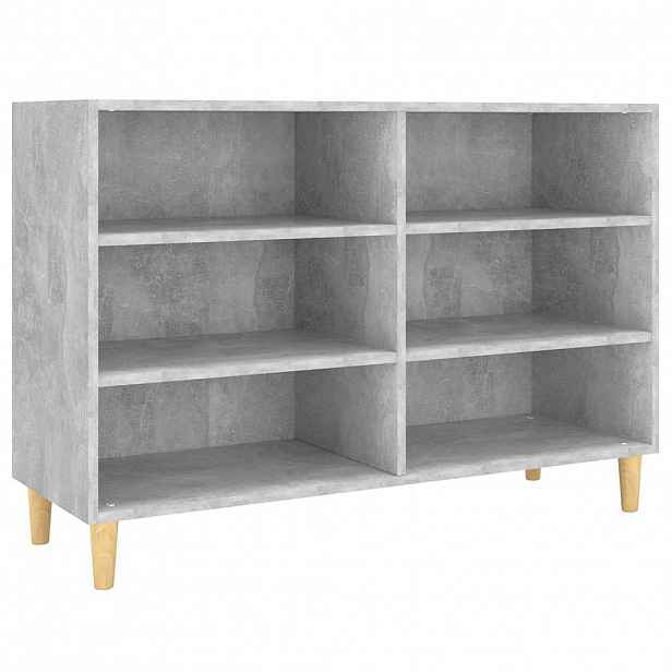 vidaXL Příborník betonově šedý 103,5 x 35 x 70 cm kompozitní dřevo