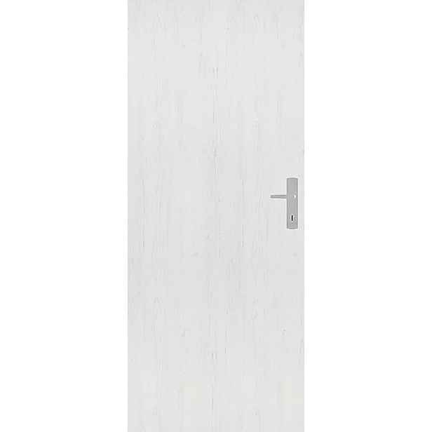 Protipožární dveře Naturel Technické levé 80 cm borovice bílá DPOBB80L