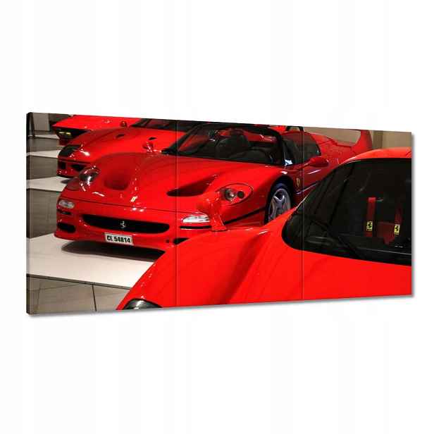 Obrazy 120x60 Červené Ferrari