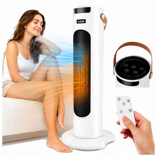 Keramický Sloupový Ventilátor 1500W Farelka Radiátor