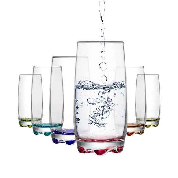 sklen. 390ml, 6ks, ADORA v.14,5cm - long drink