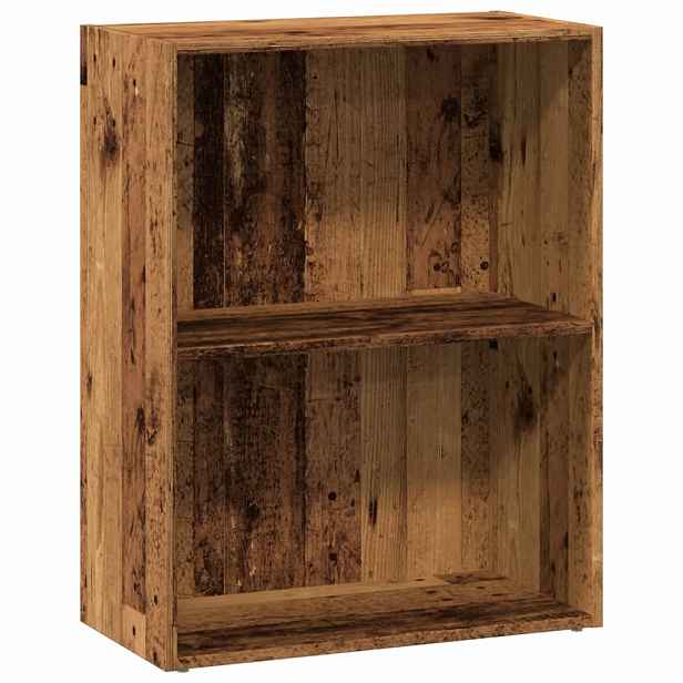 vidaXL Knihovna old wood 60 x 30 x 77 cm kompozitní dřevo