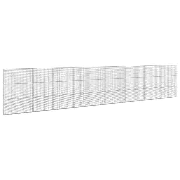 vidaXL Gabion s drátem 5 mm a síťkou 5x2,5 cm 800x10x150 cm