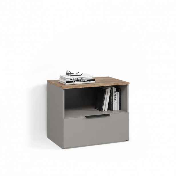 Livinity® KREDENC Piave Greige s klapkou