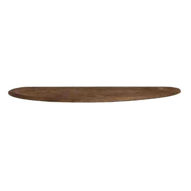 Police z mangového dřeva v tmavě přírodní barvě 70 cm Ginosu – Light & Living