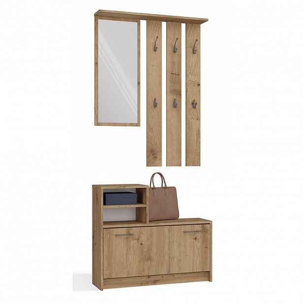 RAUMHIRSCH FURNITURE ŠATNÍK praktická šatníková sestava se zrcadlem Artisan 85/180/24