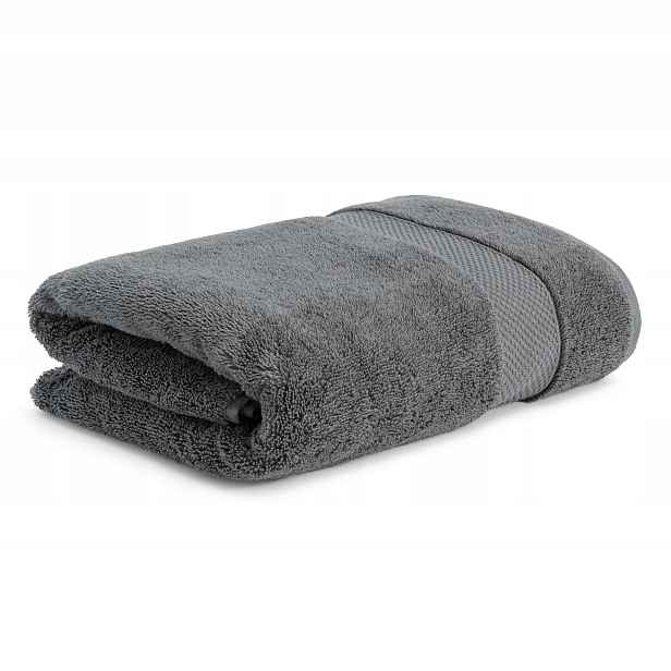 Ručník Opulence 70x130 antracitový z egyptské bavlny 600 g/m2 Nefretete