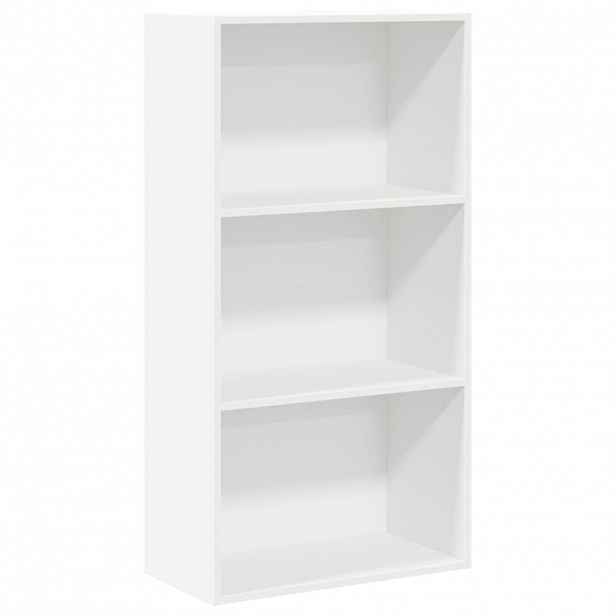 vidaXL Knihovna bílá 60 x 30 x 114 cm kompozitní dřevo