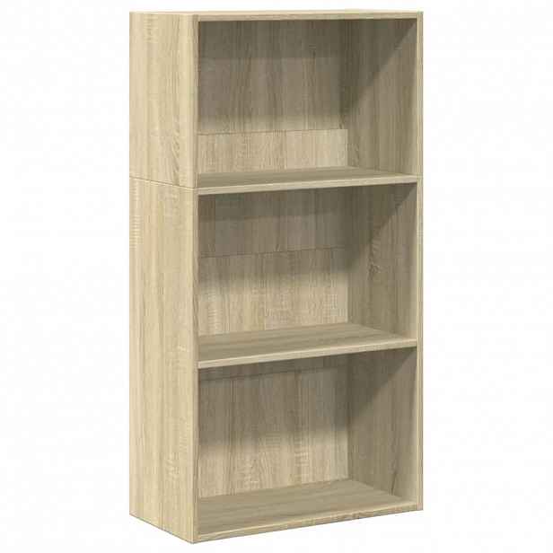 vidaXL Knihovna dub sonoma 60 x 30 x 114 cm kompozitní dřevo