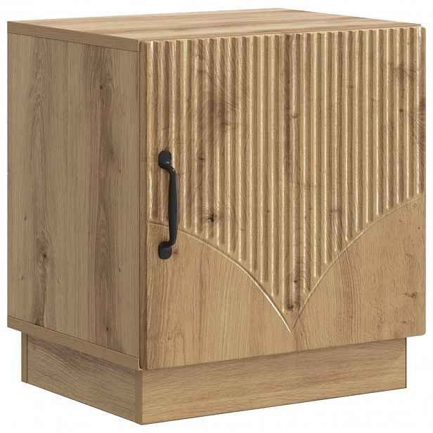 vidaXL Noční stolek Dub artisan 43 x 34,5 x 47 cm Kompozitní dřevo