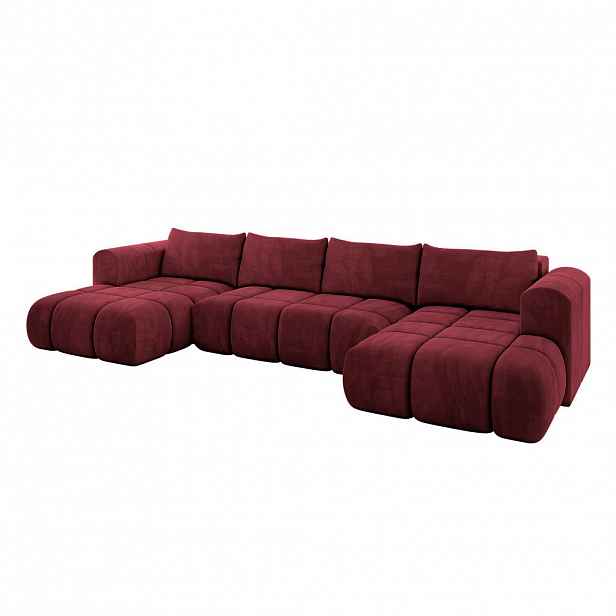 ALTDECOR SEDACÍ SOUPRAVA CLOUD-U 405x185x90 bordo, velur