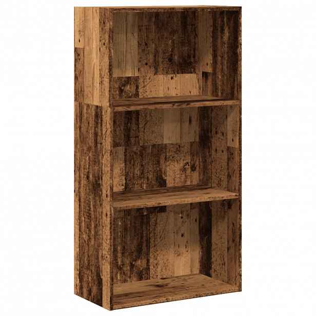 vidaXL Knihovna old wood 60 x 30 x 114 cm kompozitní dřevo