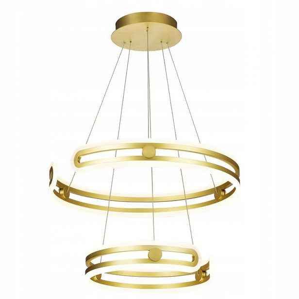 Závěsná lampa Převis Lustr Kiara Zlatá Led 2xIntegrované 5180lm Italux