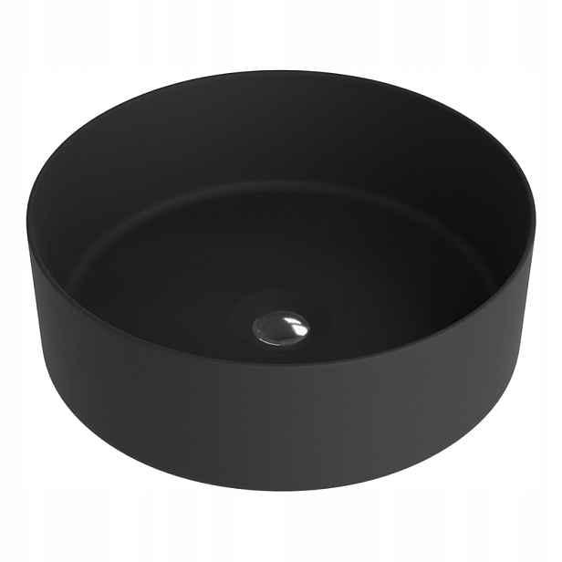 Designové umyvadlo na desku Merida Black Loftový styl, porcelán