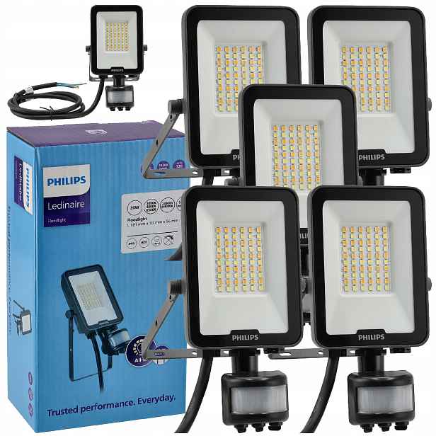 Philips Halogen s Led senzorem pohybu a soumraku 20W Venkovní Cct x5
