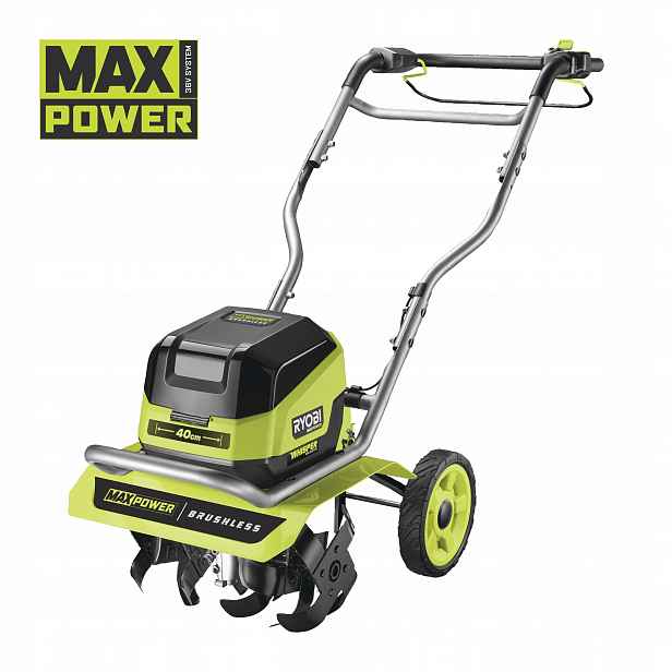 Ryobi RY36CVXA 36V bezuhlíkový kultivátor nastavitelná šířka záběru 28-40cm