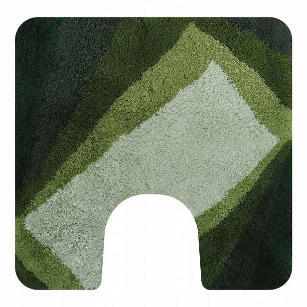Spirella koupelnová Wc předložka Kali, zelená, akryl, 55 x 55 cm