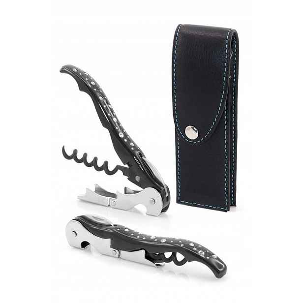 Vývrtka Pulltap´s Evo Constellation zdobená krystaly Swarovski černá
