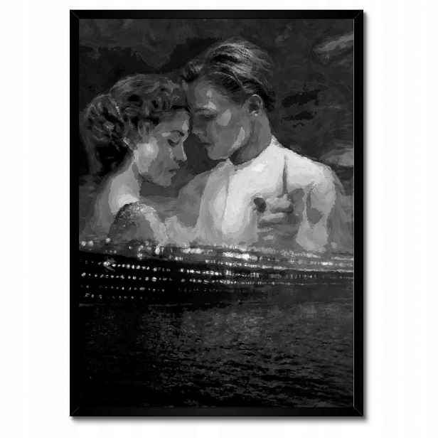 Plakáty v rámu 50x70 Titanic Černobílé