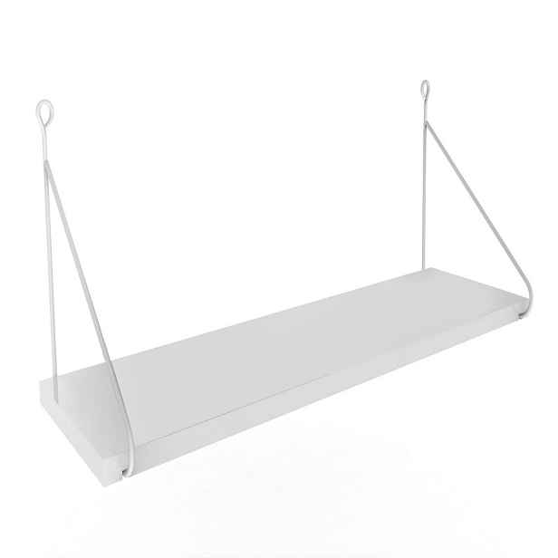 Kalune Design Nástěnná police ARMONI III 72 cm bílá