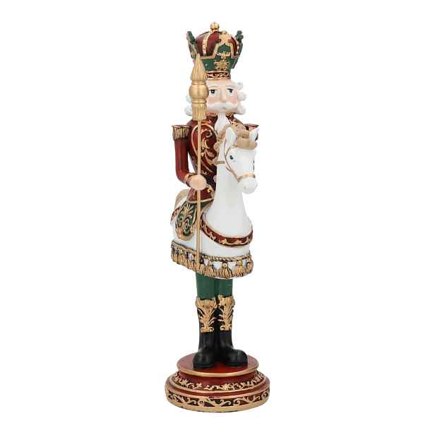 Vánoční Figurka louskáček Vánoční ozdoba 32 cm král