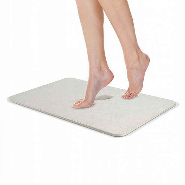 Diatomitová Rychleschnoucí Absorpční Koupelnová Podložka do koupelny 45 x 35 cm