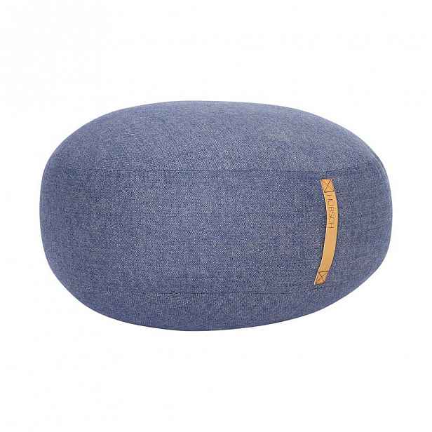 Modrý puf, ø 70 cm