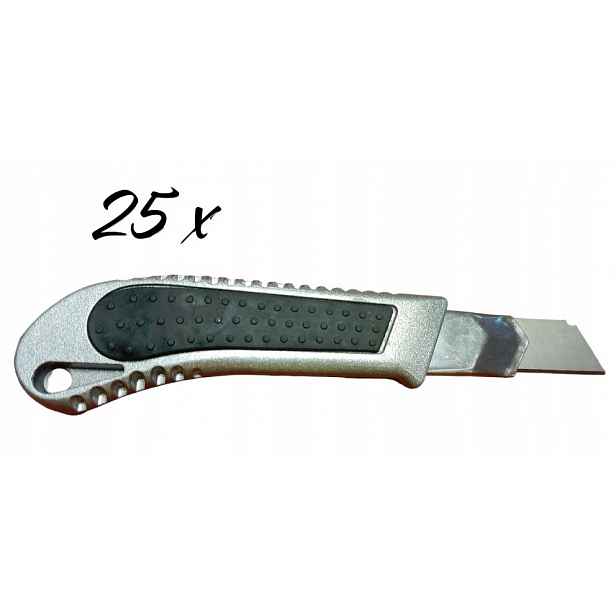 Nůž kovový na odlamovací čepele 18 mm na tapety kovový Tapeciak Nůžky Kormax