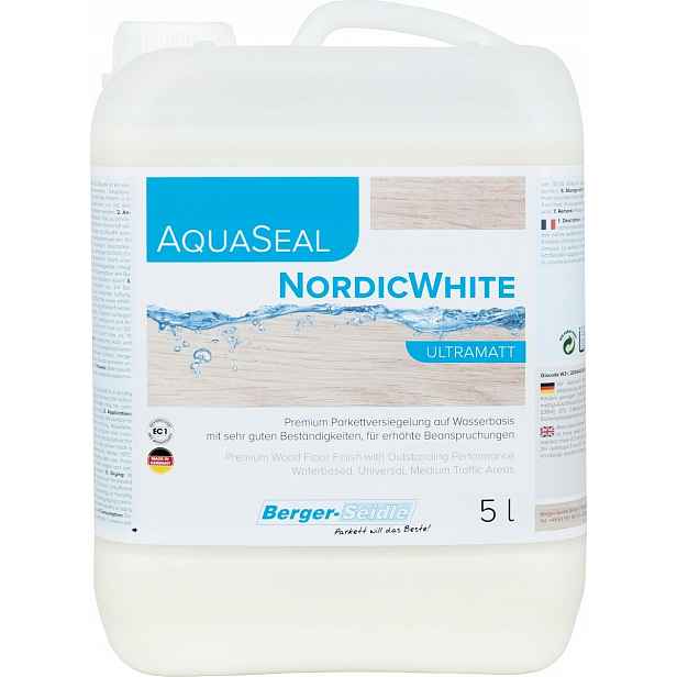 Berger-Seidle AquaSeal NordicWhite 5L lak efekt běleného dřeva