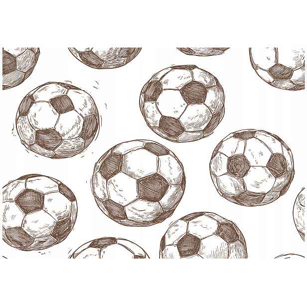 Fototapeta Pro Děti Chlapce Fotbal Béžová Dětská Tapeta 150x105