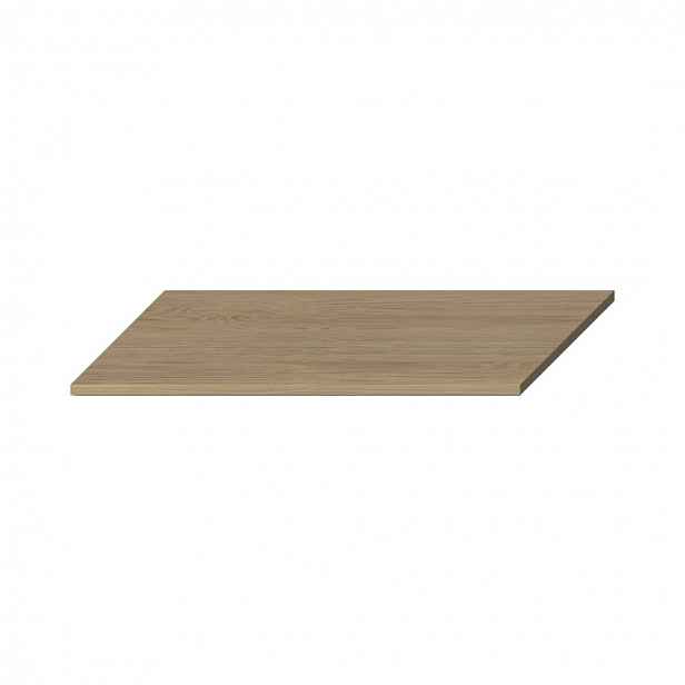 Jika Mio-N - Deska pod umyvadlo, 76x45 cm, jasan H46J7130003421