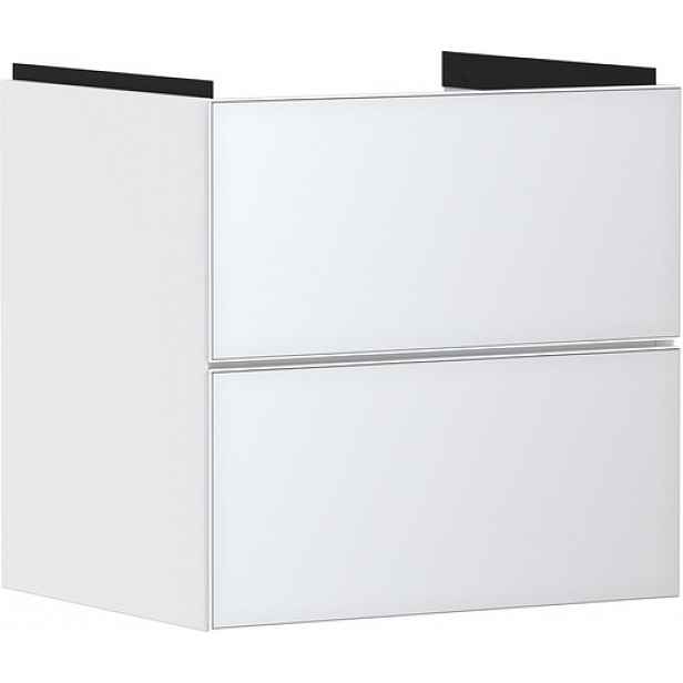 Skříňka pod umyvadlo bez umyvadla Hansgrohe Xevolos E 58x57,5x47,5 cm bílá matná 54175320