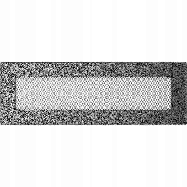 Ventilační mřížka 11x32 černo-stříbrná