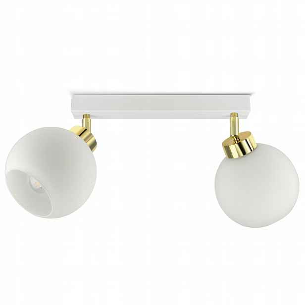 Závěsné stropní svítidlo lustr Bílé skleněné koule BG2 White Glass Led E27