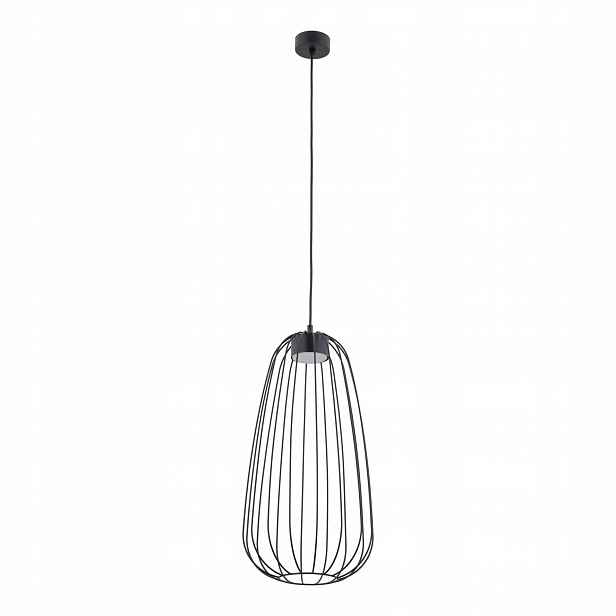 Závěsný Led lustr Černý Kov Regulace výšky Sphera Tk Lighting