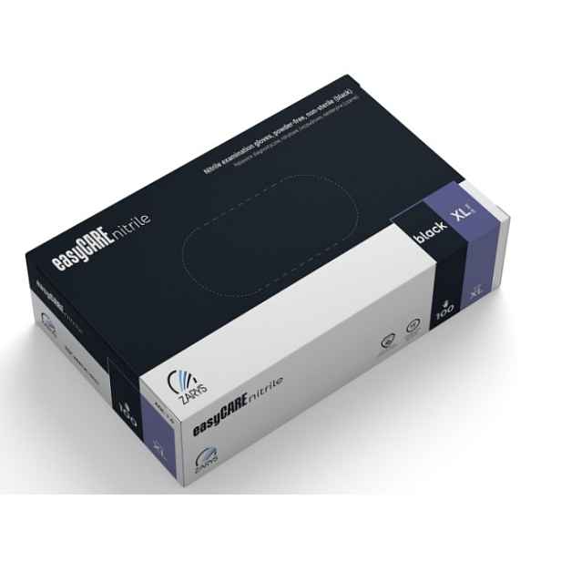 Easycare Rukavice Nitril Easy Care černé vel.XL bal.100ks