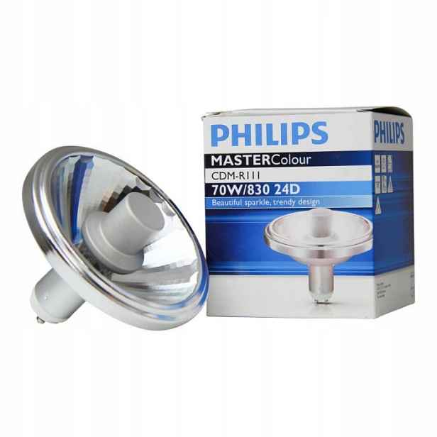 Metalhalogenidová lampa Philips CDM-R111 70W 830 GX8.5 24st. 3000K 2850lm