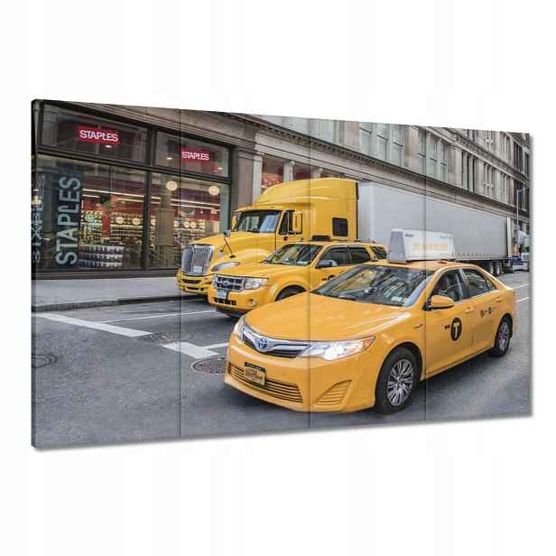 Obrazy 120x80 Žluté vozy New York