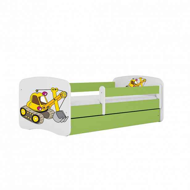 RAUMHIRSCH FURNITURE DĚTSKÁ POSTEL Bagger se zásuvkou 180/80 90/61/184