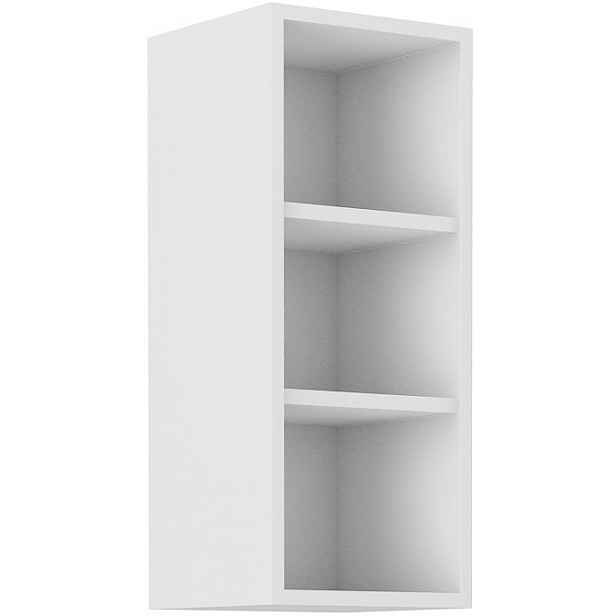 Horní kuchyňský regál Luna, 30 cm, bílý