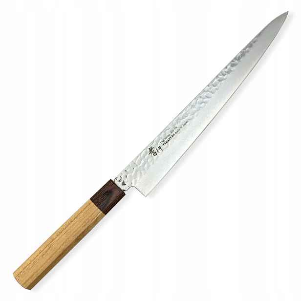 Nůž WA-Sujihiki/Slicer 240mm, Sakai Takayuki VG-10 Zelkova Oktagon