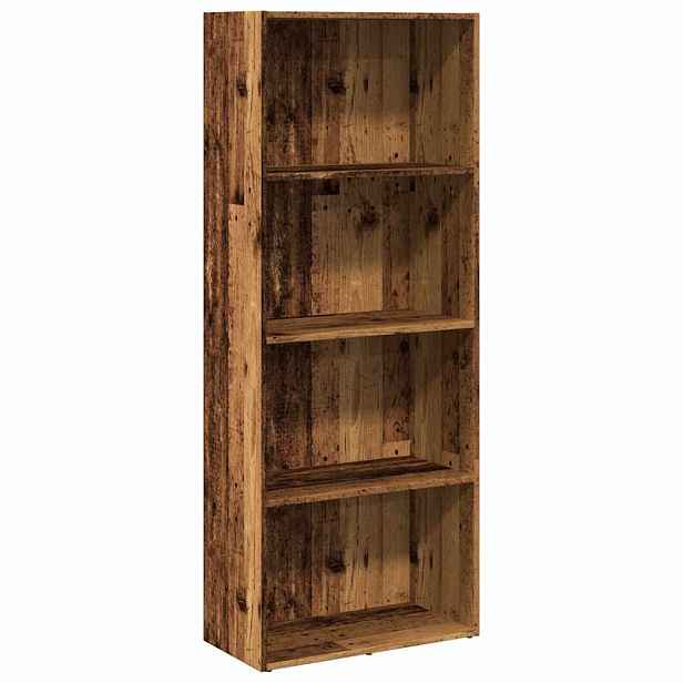 vidaXL Knihovna old wood 60 x 30 x 152 cm kompozitní dřevo