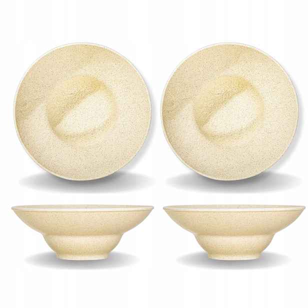 Talíř hluboký kulatý Wilmax 22,5 cm 1100 ml Porcelán s Imitací Kamene