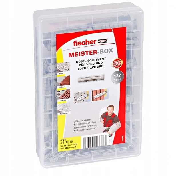 34. Sada rozpěrných kolíků Fischer 132 ks